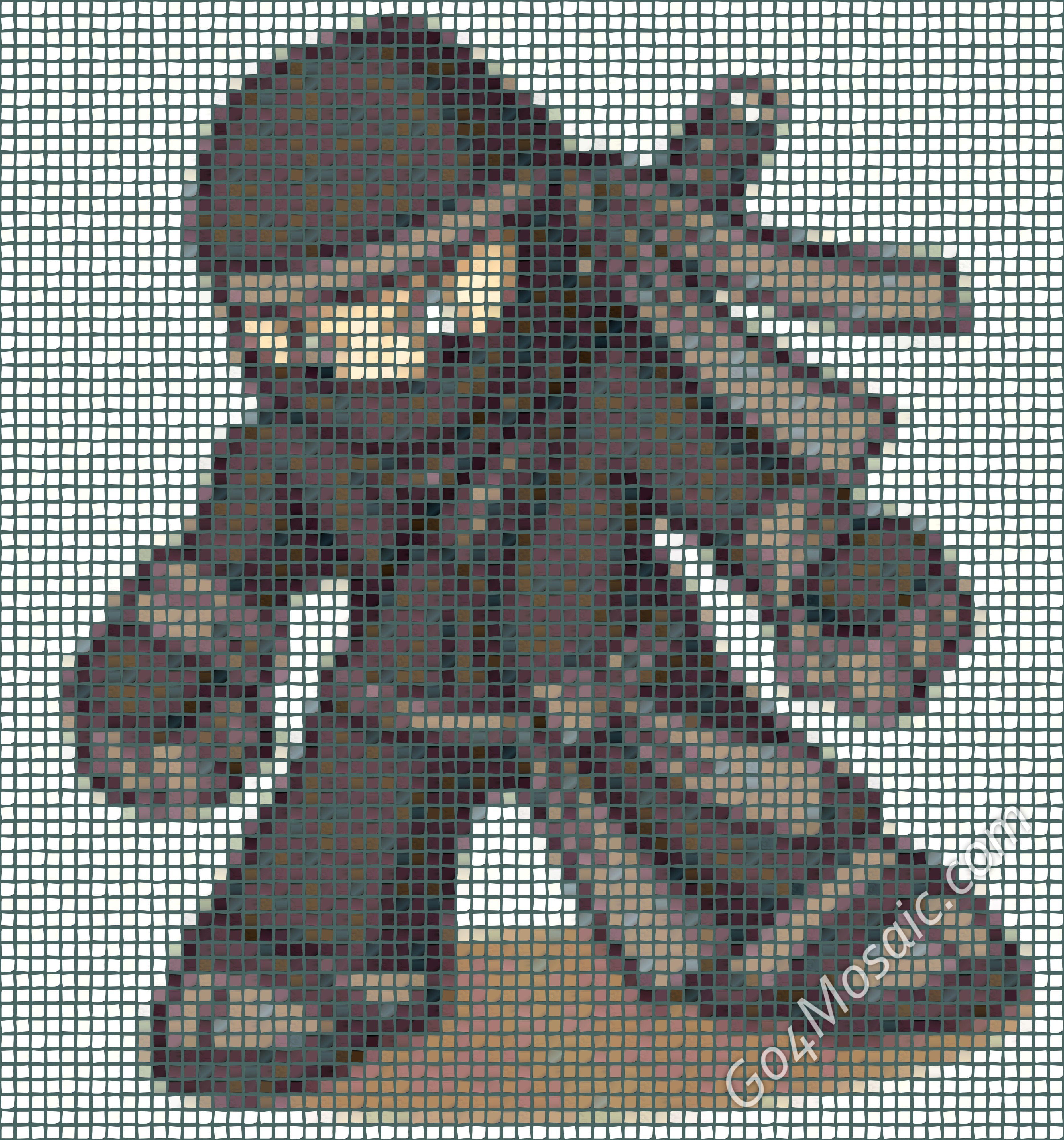 Mini Ninja mosaic from Postits