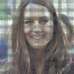 Kate Middleton mosaic from Postits