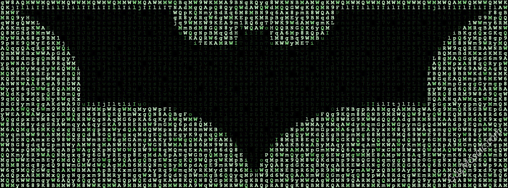Batman Logo from Matrix Letters