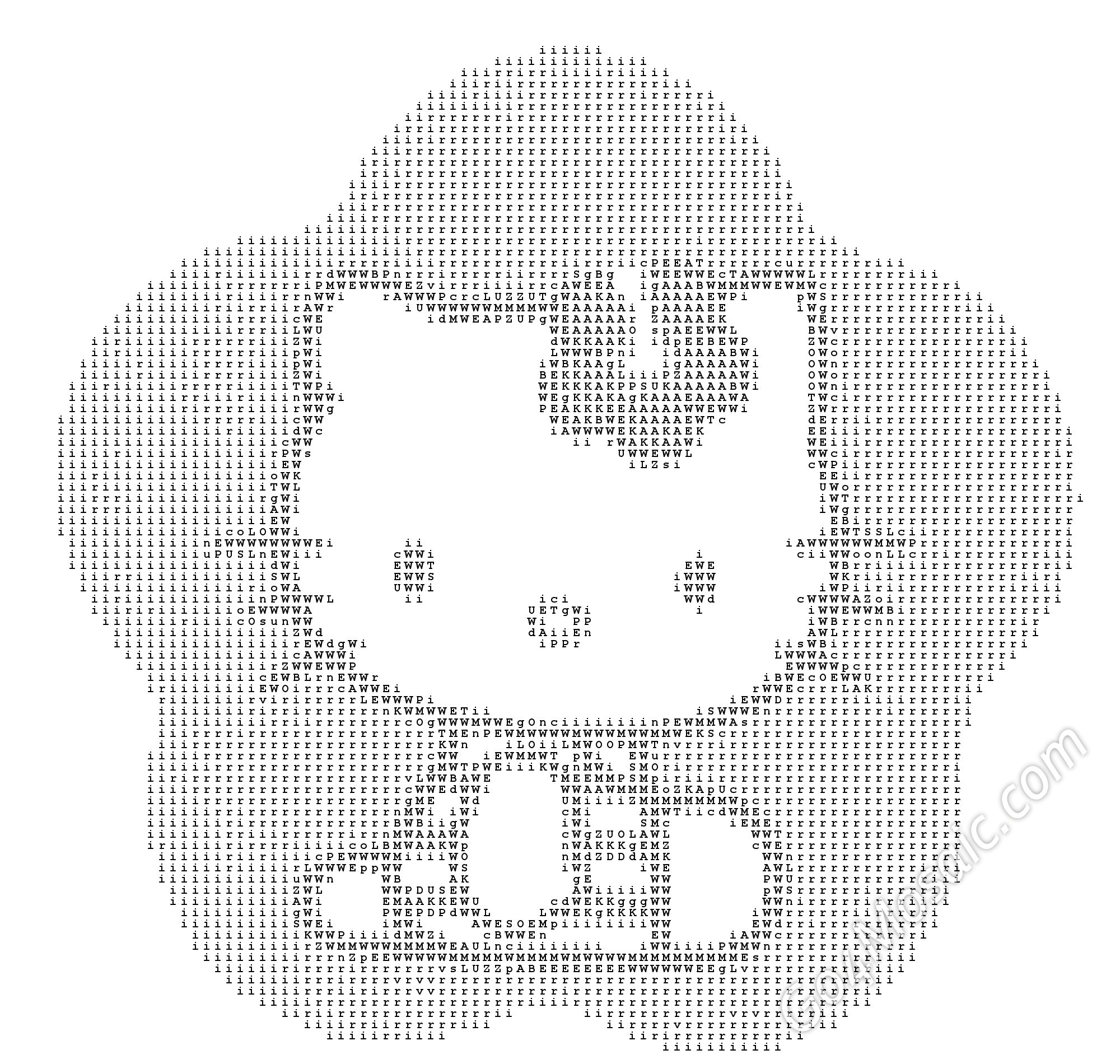 Hello Kitty ASCII Art