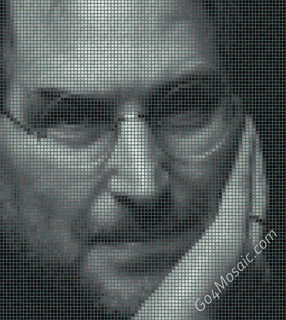 Steve Jobs mosaic from Postits