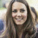 Kate Middleton mosaic from Leaves